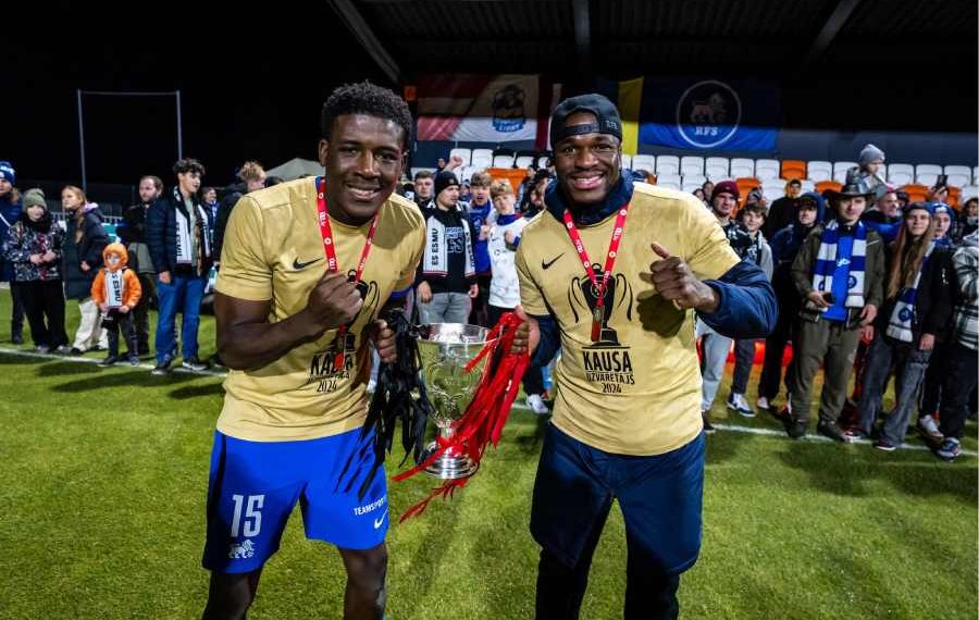 Rostand Ndjiki et Fabrice Ondoa